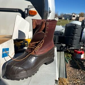 Schnee’s 10” Arctic Pac Boots Size 15 NOS 2002 Freesole Montana Pitch Blend NIB